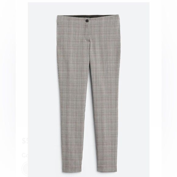 VIOLETS & ROSES Violet Printed Slim Straight Trouser 14/32 Stitch Fix Grey NWT - Picture 1 of 5
